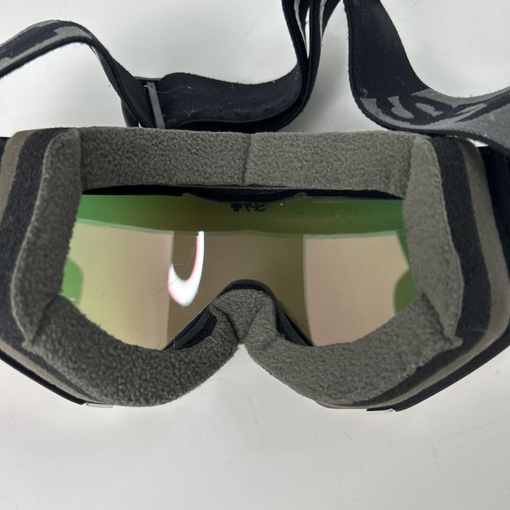 SPY+ Optics Ski Snowboard Goggles Black Orange Motocross Adjustable Strap - Picture 4 of 7